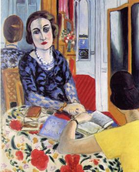 Henri Emile Benoit Matisse : portrait of baroness gourgaud